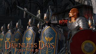 BOROMIR DEFENDS HELMS DEEP  Dawnless Days Total War Multiplayer Siege [upl. by Kus]