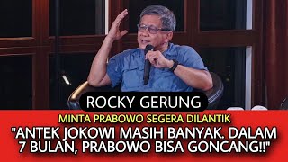 MINTA PRABOWO SEGERA DILANTIK  ANTEK JOKOWI MASIH BANYAK DALAM 7 BULAN PRABOWO BISA GONCANG [upl. by Joni]