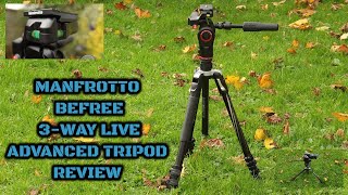 Manfrotto Befree 3Way Live Advanced Tripod Review [upl. by Rowen]