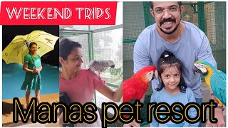 weekend trip to MANAS resort with petting zoo igatpuri with birds and animals [upl. by Nael]