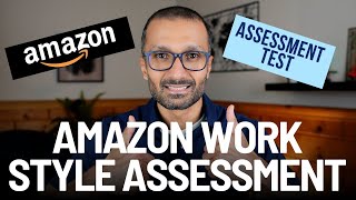 PART2 ACE AMAZON WORK STYLE ASSESSMENT  INSIDER TIPS [upl. by Hujsak]