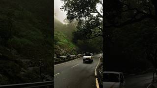 Matheran Road Trip Best Climate Ever ⛰️🌧️🏍️🥶shorts youtubeshorts youtube [upl. by Adnawaj906]