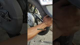 how to insert tires by hand shorts motorcycle [upl. by Halika531]