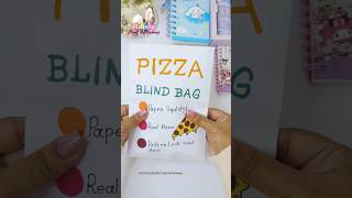 Pizza Blind Bag DIY shorts blindbag adishacraftanddrawing asmr youtubeshorts squishy relaxing [upl. by Haas84]