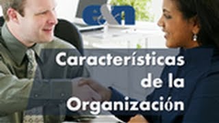 Caracteristicas de la Organizacion [upl. by Nnaasil]