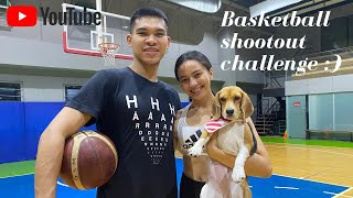 Basketball Shootout vs ALJON bubba MARIANO [upl. by Kathi]