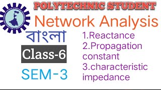 Network Analysis Class 6 ReactancePropagation Constantcharacteristic Impedance [upl. by Elokyn317]