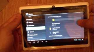 Tablet Q88 Android Unboxing Review [upl. by Arihsak829]