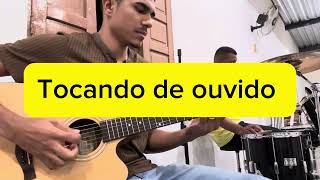 TOCANDO DE OUVIDO FIZ O BAIXO NO VIOLÃO [upl. by Onitnas716]