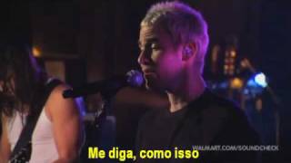 Lifehouse  Everything ao vivo legendado em português Walmart Soundcheck [upl. by Tertius]