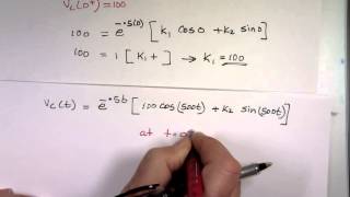 RLC Circuit  Underdamped [upl. by Croom]