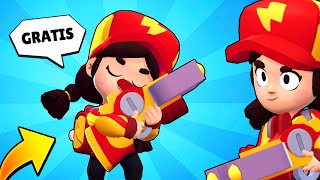 GRATIS PROVIAMO la NUOVA SKIN di JESSIE  Brawl Stars [upl. by Anirad938]