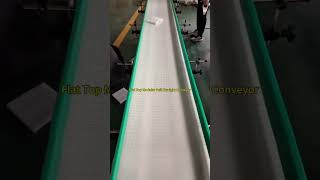 Flat Top Modular Belt Conveyor conveyorplant [upl. by Biegel]