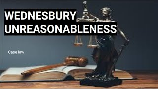 WEDNESBURY UNREASONABLENESS [upl. by Gus236]