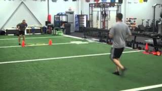 Lateral Shuffle to Ball Drop Drill [upl. by Tallbott]