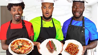 YOUTUBER COOK OFF VS AJ SHABEEL AND HARRY PINERO [upl. by Ilario901]