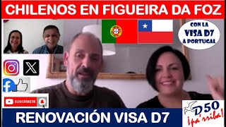 VISA D7  CHILENOS EN PORTUGAL  d7visa testimonio portugal colombia de50parriba [upl. by Ylim712]