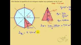 Área de un Octógono Regular dado su Perímetro [upl. by Egbert]