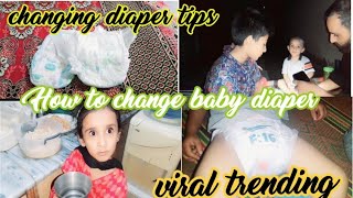 how to change baby diaper best diapers for summer diaper changing tips and tricksviral trending [upl. by Notsrik]