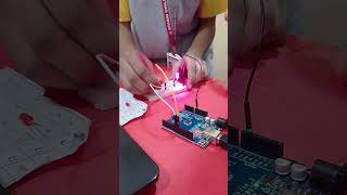 Arduino projects made by school studentsarduinoprojectroboticsyoutubeshorts [upl. by Hgierb53]