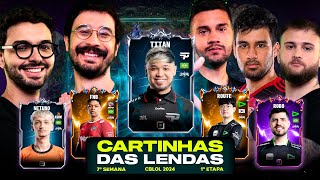 CARTINHAS DAS LENDAS TITAN PIOR QUE MICAO  CBLOL 2024 1º Split  Semana 7 [upl. by Wilhelmine]