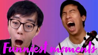 TwoSetViolin Brett and Eddy being silly bois 2 [upl. by Balbinder]