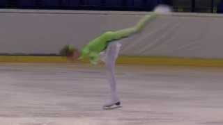 19 Anastasia GALUSTYAN ARM  ISU JGP Kosice 2013 Junior Ladies Short Program [upl. by Kandy]