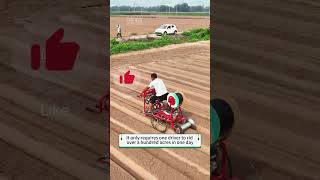 Modern agricultural ridging machineriding machineseeder [upl. by Einimod]