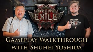 Path of Exile 2 Gameplay Walkthrough with Sony Interactive Entertainments Shuhei Yoshida 吉田 修平 [upl. by Katzen634]