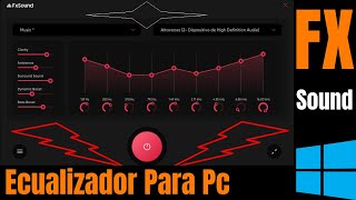 Ecualizador de Sonido para PC Windows con Efectos Especiales  Mejora Audio [upl. by Rajewski969]