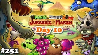 Plants vs Zombies 2  Jurassic Marsh Day 10  Pântano Jurássico [upl. by Tibbitts97]