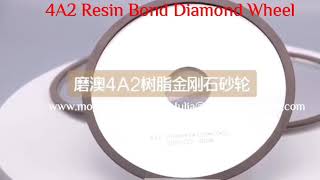 4A2 Resin bond diamond wheel for woodworking circular carbide blades [upl. by Ioj]