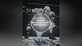 Goldberg  Invasion Entrance Theme WWE Nightcore [upl. by Gildea]