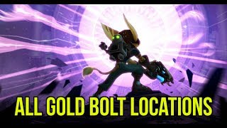 Ratchet amp Clank Into the Nexus  All Gold Bolt Locations Gold Rush Trophy Guide [upl. by Ardnasella557]