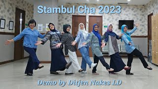 Stambul Cha 2023 Line Dance Theo Seto Sundoro by Ditjen Nakes LD [upl. by Obidiah]