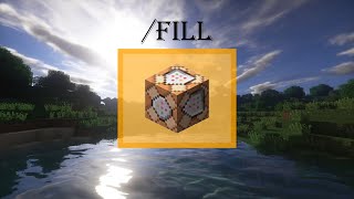 How To Use The Fill Command In Minecraft 120 [upl. by Esdnyl]