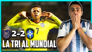 🇪🇨 ECUADOR vs BRASIL 🇧🇷 REACCIONES de un ARGENTINO 🇦🇷 HEXAGONAL FINAL  SUDAMERICANO SUB 17 🏆 [upl. by Davine]