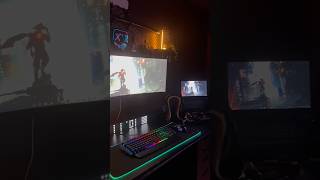 Yeelight cube smart light lamp gaming setup shorts lamp gamingsetup rgb yeelight [upl. by Neddy]