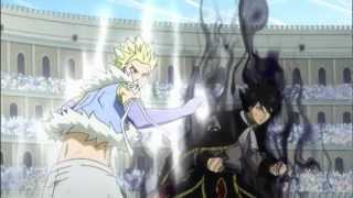 Fairy Tail  Natsu amp Gajeel vs Sting amp Rogue FULL 2v2 FIGHT  AMV  HD [upl. by Yrehc]