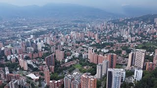 El Poblado Medellin Colombia Drone [upl. by Shawna]