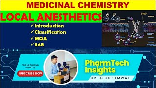 Chemistry of Local Anesthetics  A detailed lecture on chemistry of Local Anesthetics [upl. by Clint]