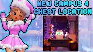 NEW Campus 4 Chest Location Royale High Glitterfrost Update [upl. by Reyem549]