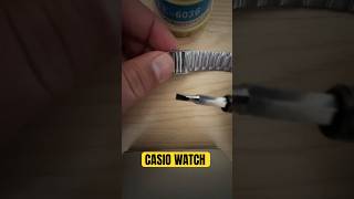 How to adjust Casio watch band casio watch band adjustment [upl. by Bendicta]