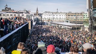 Thousands gather in Germany to protest against the radical right [upl. by Yran765]