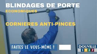 Pose de cornières anti pinces pour porte  Blindage économique anti effraction [upl. by Calderon117]