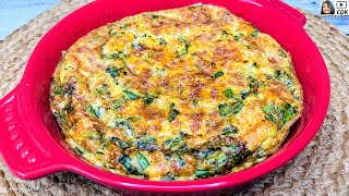 Low Carb Spinach Egg Casserole  Keto Weight Loss Recipe  Healthy Casserole Recipe [upl. by Yelnahs161]