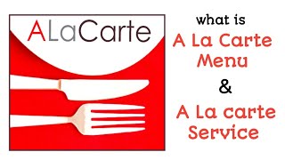 Ala carte menu and ala carte service hospitality hotelmanagement hotel [upl. by O'Brien829]