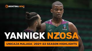 Yannick Nzosa  Unicaja Malaga  202122 Season Highlights [upl. by Acinorahs]