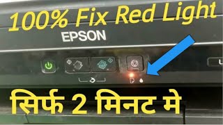 epson l220 l360 l365 l380 red light blinking solution software download  epson service required [upl. by Suitangi]