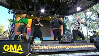 Black Eyed Peas perform ‘Let’s Get It Started’ on GMA  GMA [upl. by Adda]